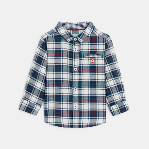 قميص مربعات دافئ، ولادي رُضع